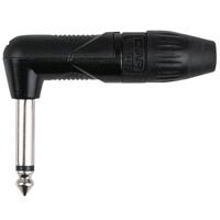 DAP 6.3mm Jackplug X-Type Mono zwart haaks - thumbnail