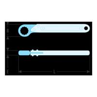 Facom open ringsleutels met ratel 22mm - 70A.22 - thumbnail