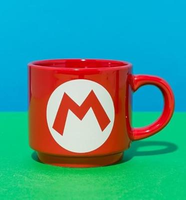 Super Mario Mug - Stackable Mug Set (Mario & Luigi)