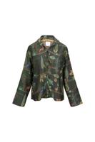 Pip Studio Faye Long Sleeve Top Alberi Dark Green M - thumbnail