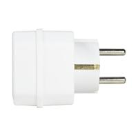 LogiLink LPS221 stroomdozenadapter met 2 x Euro bussen en 1 x Schuko bus wit - thumbnail