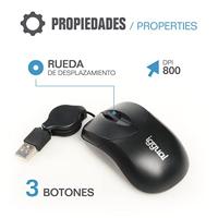 Muis iggual IGG316832 800 DPI RETRACTIL - thumbnail
