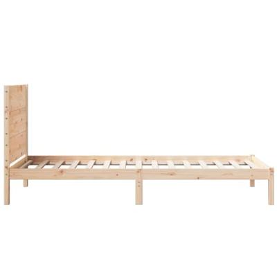 Bedframe extra lang zonder matras massief hout 100x220 cm