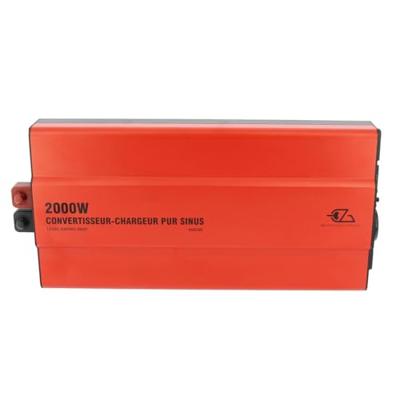 Omvormer-lader - EZA - Zuivere sinusgolf 2000 W - Zuivere sinusgolf - 40 A lader - Automatische MPS - Afstandsbediening met LED-verlichting