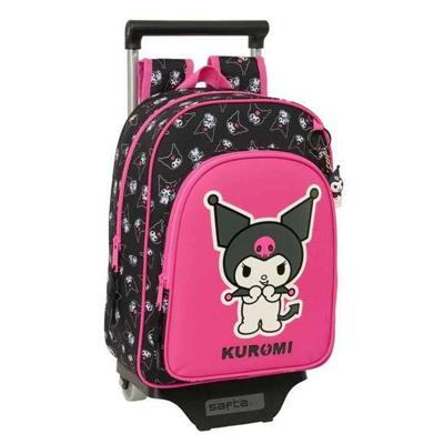 Schoolrugzak met Wielen Kuromi Zwart Fuchsia 26 x 11 x 67 cm 26 x 34 x 11 cm