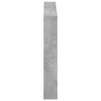 Hoofdbordkast met LED-verlichting 120x17x102 cm betongrijs - thumbnail