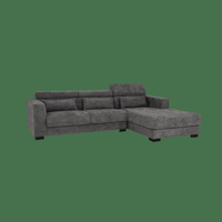 Tower Living 3-zits Loungebank 'Brighton' Rechts, kleur Grijs - thumbnail