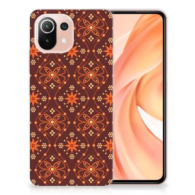 Xiaomi Mi 11 Lite | 11 Lite 5G NE | TPU bumper | Batik Brown