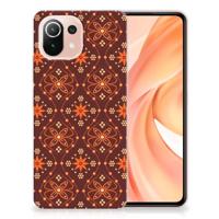 Xiaomi Mi 11 Lite | 11 Lite 5G NE | TPU bumper | Batik Brown - thumbnail