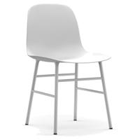 Normann Copenhagen Form eetkamerstoel White vierpoot staal - thumbnail
