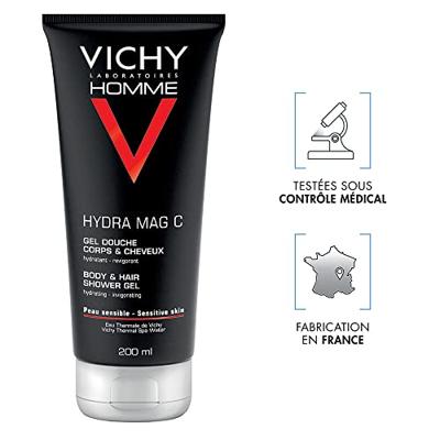 Vichy Homme Hydra Mag C Shower Gel Body & Hair Magnesium Sensitive Skin