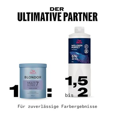 Verlichter Wella Blondor Multi Blonde 7 Powder 800 g