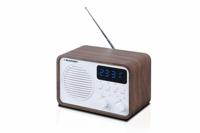 Draagbare radio met Bluetooth en USB BLAUPUNKT PP7BT, kleur: bruin hout/wit - thumbnail