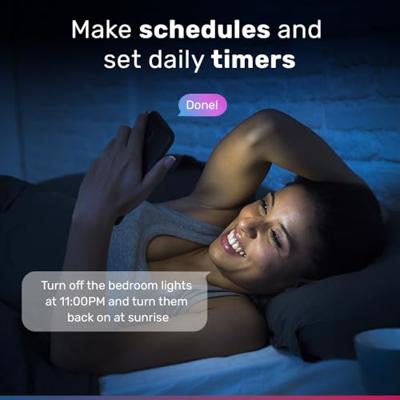 Set van 10 Smart GU10 spots - 120° - 5,5 Watt 400 lumen - RGBWW - Wifi & Bluetooth - Bestuurbaar via app - Google Home, Amazon Alexa en Siri - Smart Lampen Set van 10 Smart GU10 spots - 120° - 5,5 Watt 400 lumen - RGBWW - Wifi & Bluetooth - Bestuurbaar via app - Google Home, Amazon Alexa en Siri - Smart Lampen