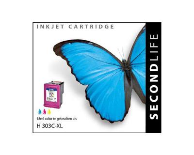 Kangaro SL-11111508 Cartridge SecondLife HP 303 XL Kleur Kangaro SL-11111508 Cartridge SecondLife HP 303 XL Kleur