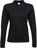 Tee Jays TJ146 Women´s Luxury Stretch Long Sleeve Polo - Black - S