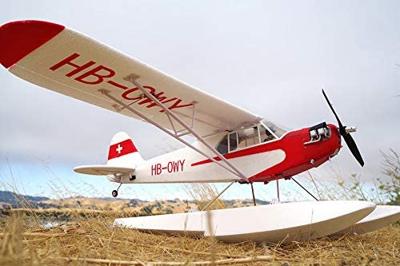 FMS Piper J3 Cub V4 1400mm PNP met Reflex System & Floats