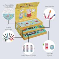 Undercover Kleurkoffer peppa pig - 44dlg. - thumbnail