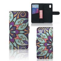 Alcatel 1B (2020) Hoesje Purple Flower - thumbnail