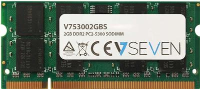 V7 V753002GBS geheugenmodule 2 GB 1 x 2 GB DDR2 667 MHz
