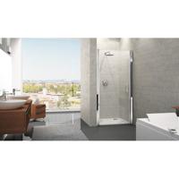 Novellini Young 2.0 1B draaideur voor nis 87/91x200cm chroom/satin y21b87-4k - thumbnail