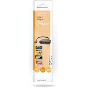 USB-C Adapter | USB 3.2 Gen 1 | USB-C Male | DisplayPort Female / HDMI Output | 8K@30Hz | 0.20 m