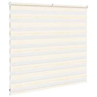 VidaXL Zebra rolgordijn 155x100 cm stofbreedte 150,9 cm marmerbeige - thumbnail