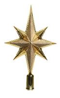 Decoris Piek plastic Goud met glitters 7x15x26cm - thumbnail
