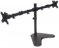 Manhattan 461559 Monitorvoet Aantal monteerbare displays: 2 Display(s) 33,0 cm (13) - 81,3 cm (32) Zwart In hoogte verstelbaar, Kantelbaar, Zwenkbaar - thumbnail