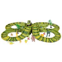 Lobbes Dinotrack uitgebreid speelset, 200dlg. - thumbnail