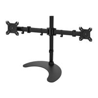 Techly Desk Stand for 2 Monitor 13-27 with Base h.400m ICA-LCD 3410 27 Vrijstaand Zwart - thumbnail