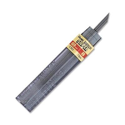 12 Potloodstiften Pentel B 0,5 mm zwart - thumbnail