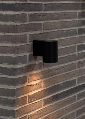 Enzo Nordlux wandlamp tin maxi gu10 zwart ip54 - 4800930