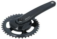Miranda crankstel 38t 170mm crankarm met disc 9.5cm zwart - thumbnail