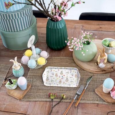 Ambiente Tray Easter garden 13x21cm