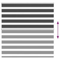 VidaXL Zebra rolgordijn 150x150 cm stofbreedte 145,9 cm zwart - thumbnail