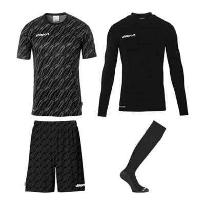 Uhlsport Progressive Keeperstenue Pack Zwart