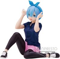 Re:Zero Starting Life in Another World Relax Time Figure - Rem (Training Style version) - thumbnail