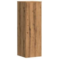Plantenstandaards 2 st 33x33x100 cm hout artisanaal eiken - thumbnail