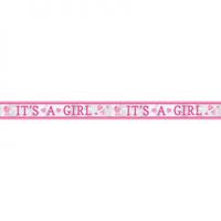 Amscan Folie banner it s a girl 7,62 m | 36 stuks - thumbnail