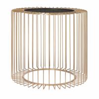 Riverdale Bijzettafel Rocco goud 50cm - thumbnail