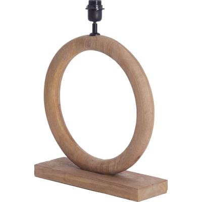 Light & Living Tafellamp 'Nubia' Mangohout, 44cm, kleur Naturel (excl. kap)