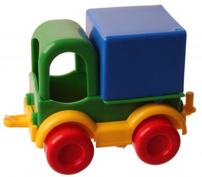 Jonotoys vrachtwagen junior 8 cm blauw/groen Jonotoys vrachtwagen junior 8 cm blauw/groen
