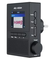 Sky Vision IR 60 S Internetradio- Zwart - thumbnail