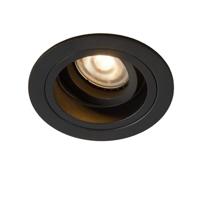 Lucide EMBED - Inbouwspot - Ø 9,1 cm - 1xGU10 - Zwart - thumbnail