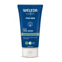 Weleda Men 2 in1 reinigingsgel gezicht en baard 100 Milliliter - thumbnail