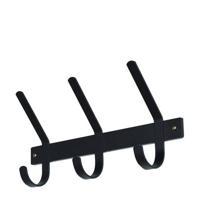 Kapstok Duke 3 haken zwart - thumbnail