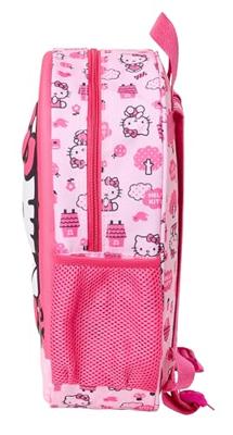 Kinderrugzak Hello Kitty Roze 27 x 33 x 10 cm 3D