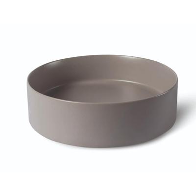 Waskom Luca Sanitair Ceramics Rond 39,4x39,4x11,5 Keramiek Mat Lichtgrijs Luca Sanitair