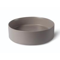 Waskom Luca Sanitair Ceramics Rond 39,4x39,4x11,5 Keramiek Mat Lichtgrijs Luca Sanitair - thumbnail